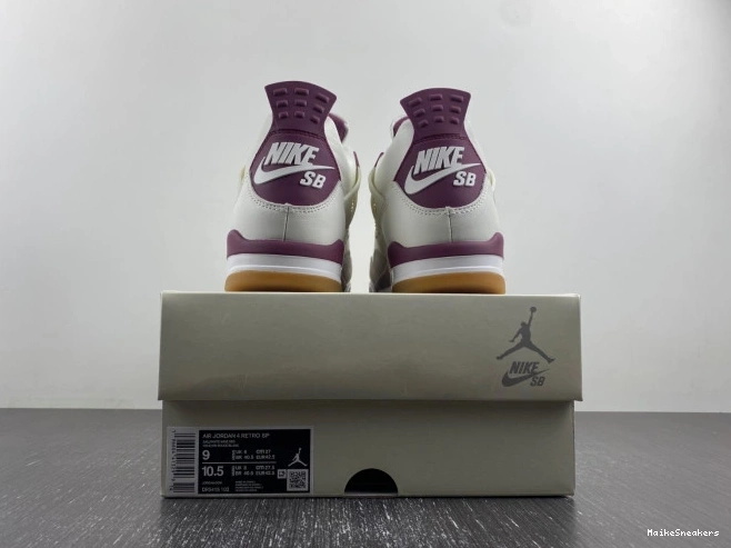 MaikeSneakers Jordan 4 Sapphire SB DR5415-102 x Red 0712